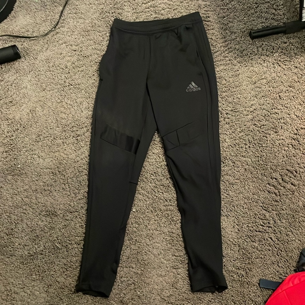 Men's black adidas pants